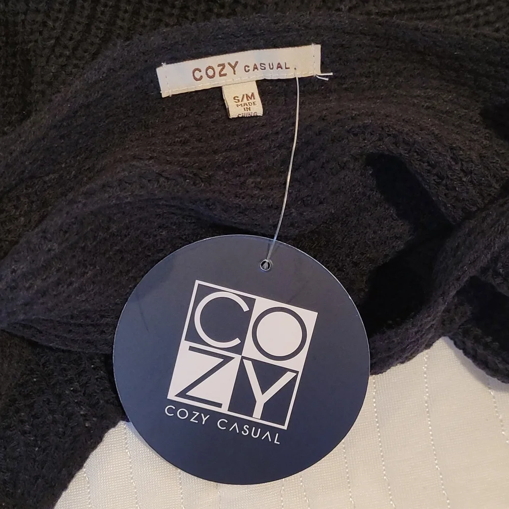 Chunky Cross Twist Knot Sweater - Picture 7 of 10